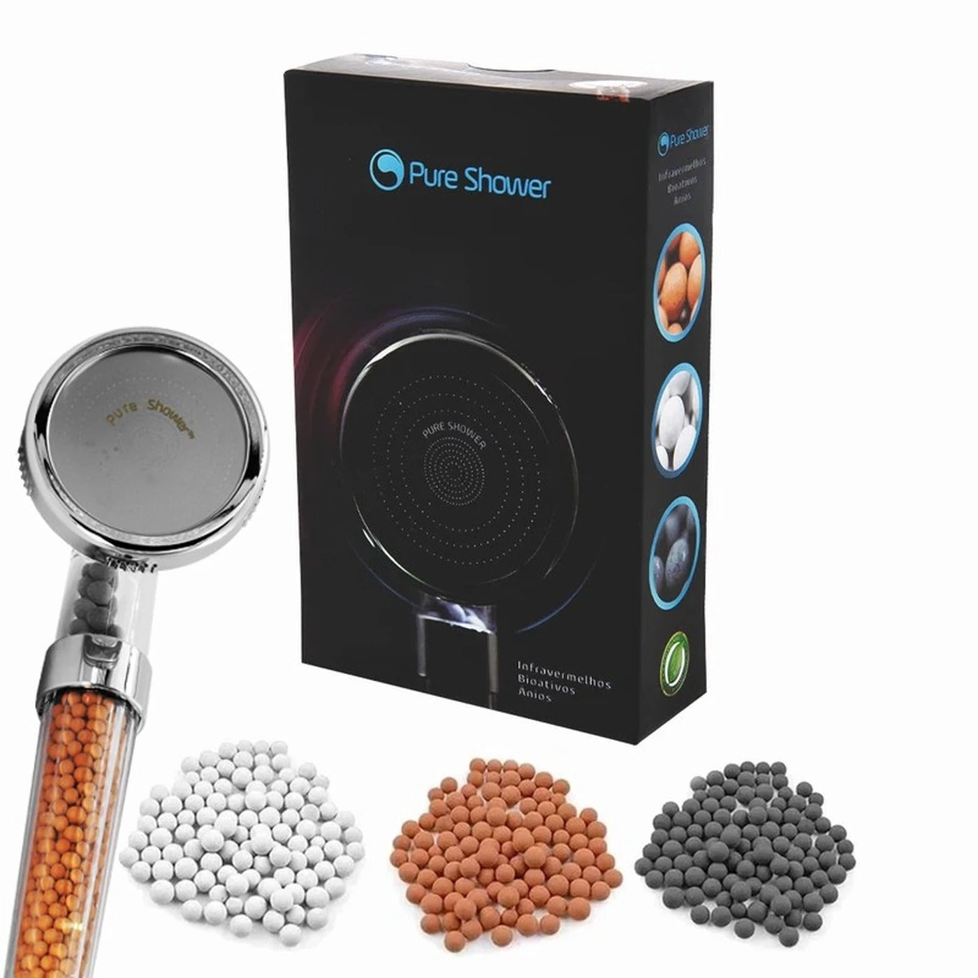 Kit Esferas Minerais Pure Shower Standard