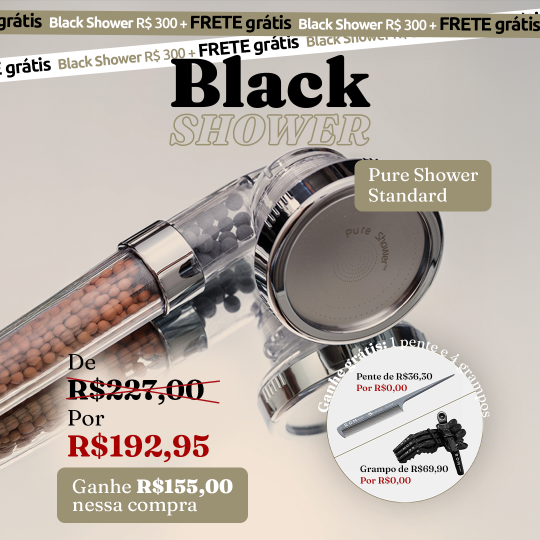 Pure Shower Standard-Promo-Black