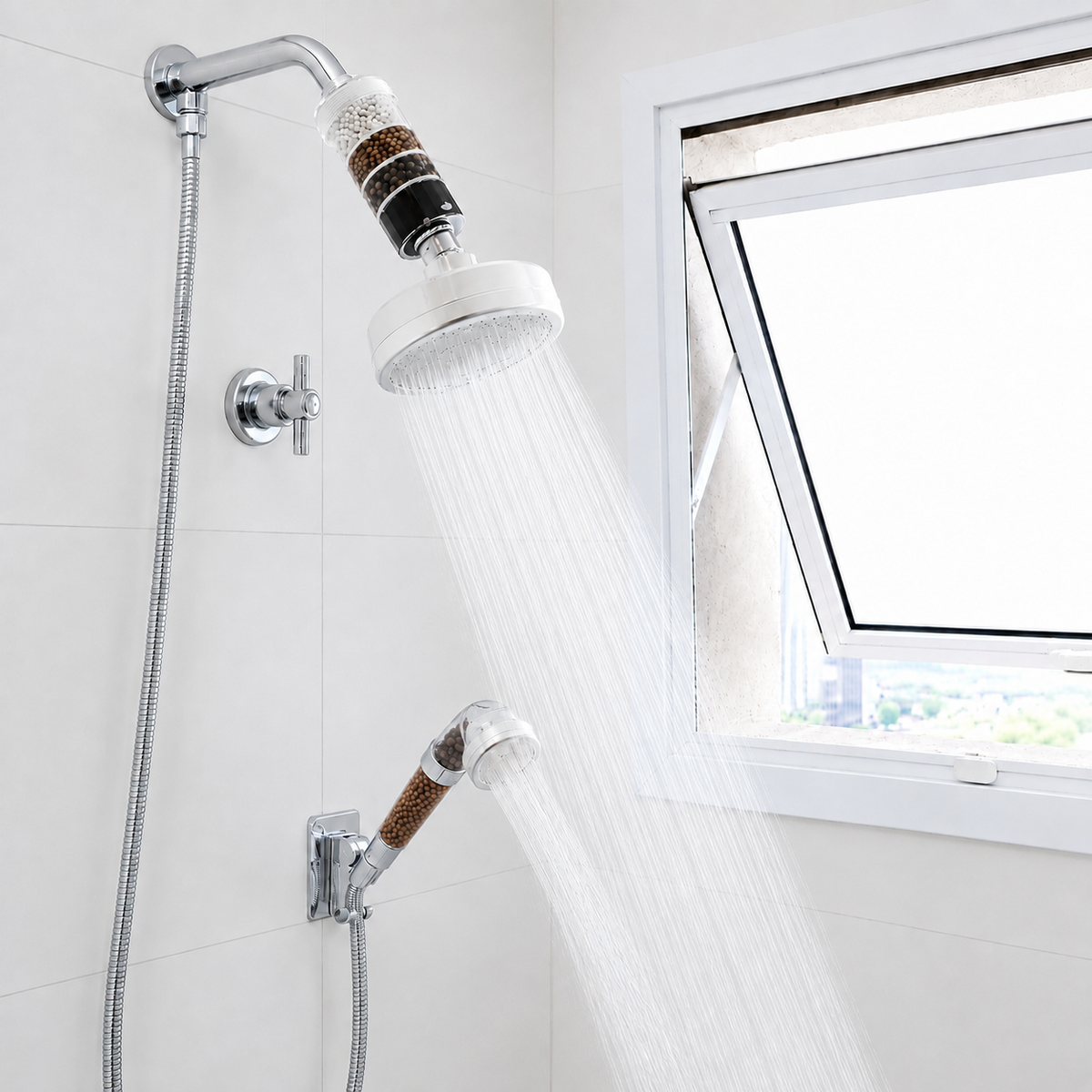 Kit Premium Select Com Ducha Auxiliar New Cromada
