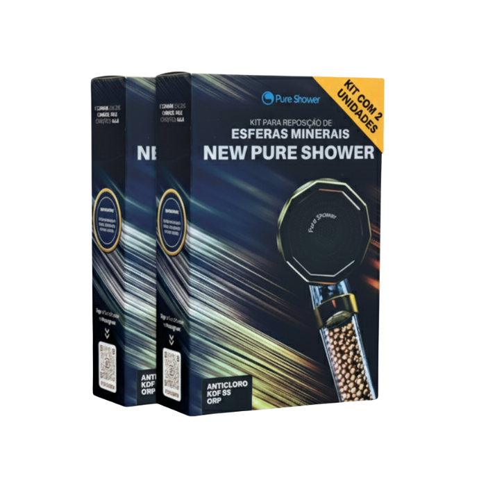 Kit Econômico 2x Esferas New Pure Shower