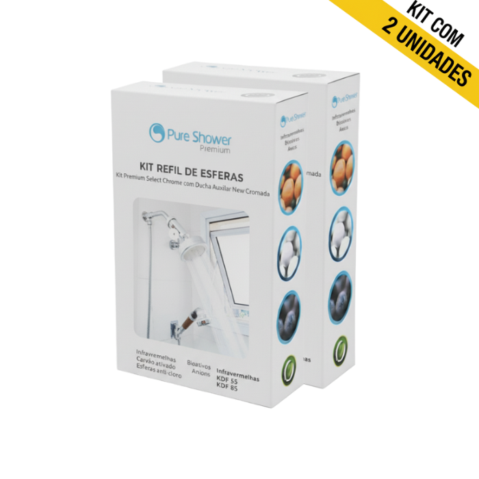 Kit Econômico 2x Esferas Kit Premium Select Chrome