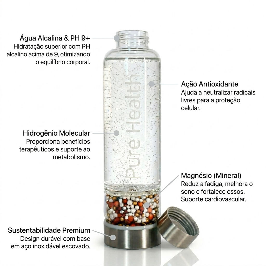 Garrafa Ionizadora Pure Health