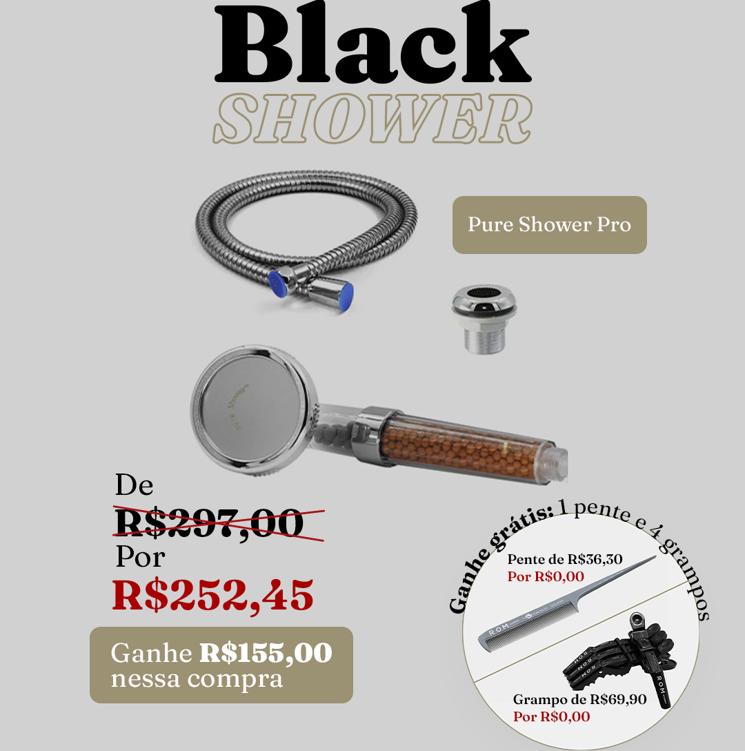 Pure Shower Pro-Promo-Black