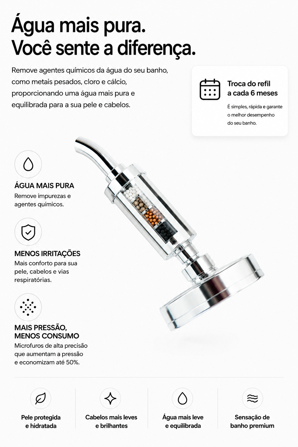 Pure Shower Chrome