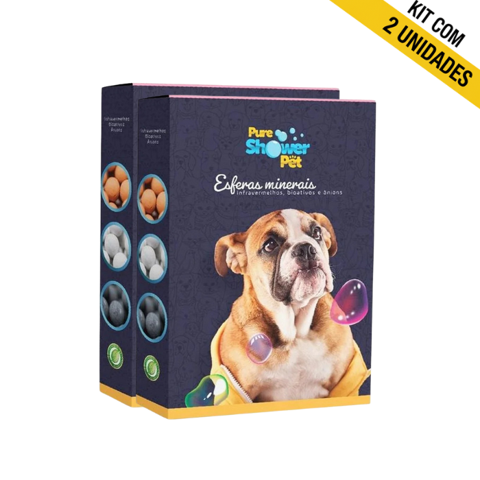 Kit Econômico 2x Esferas Pure Shower Pet