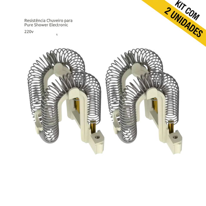 Kit 2X Resistência para Pure Shower Eletronic 220V 7500W