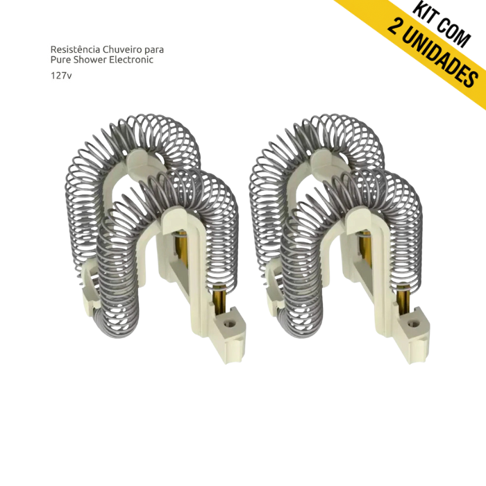 Kit 2X Resistência para Pure Shower Eletronic 127V 5500W